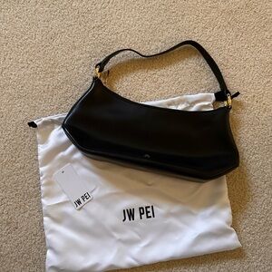 JW PEI Elegant Black Shoulder Bag